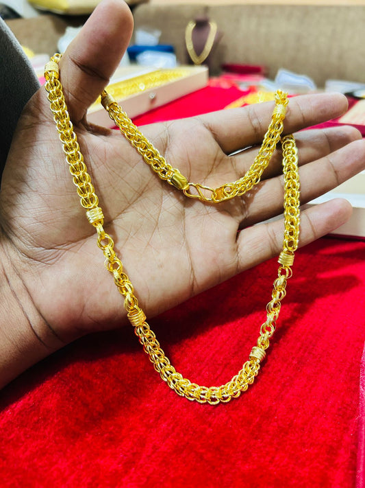 Gold Plated Indo Chain For Men's